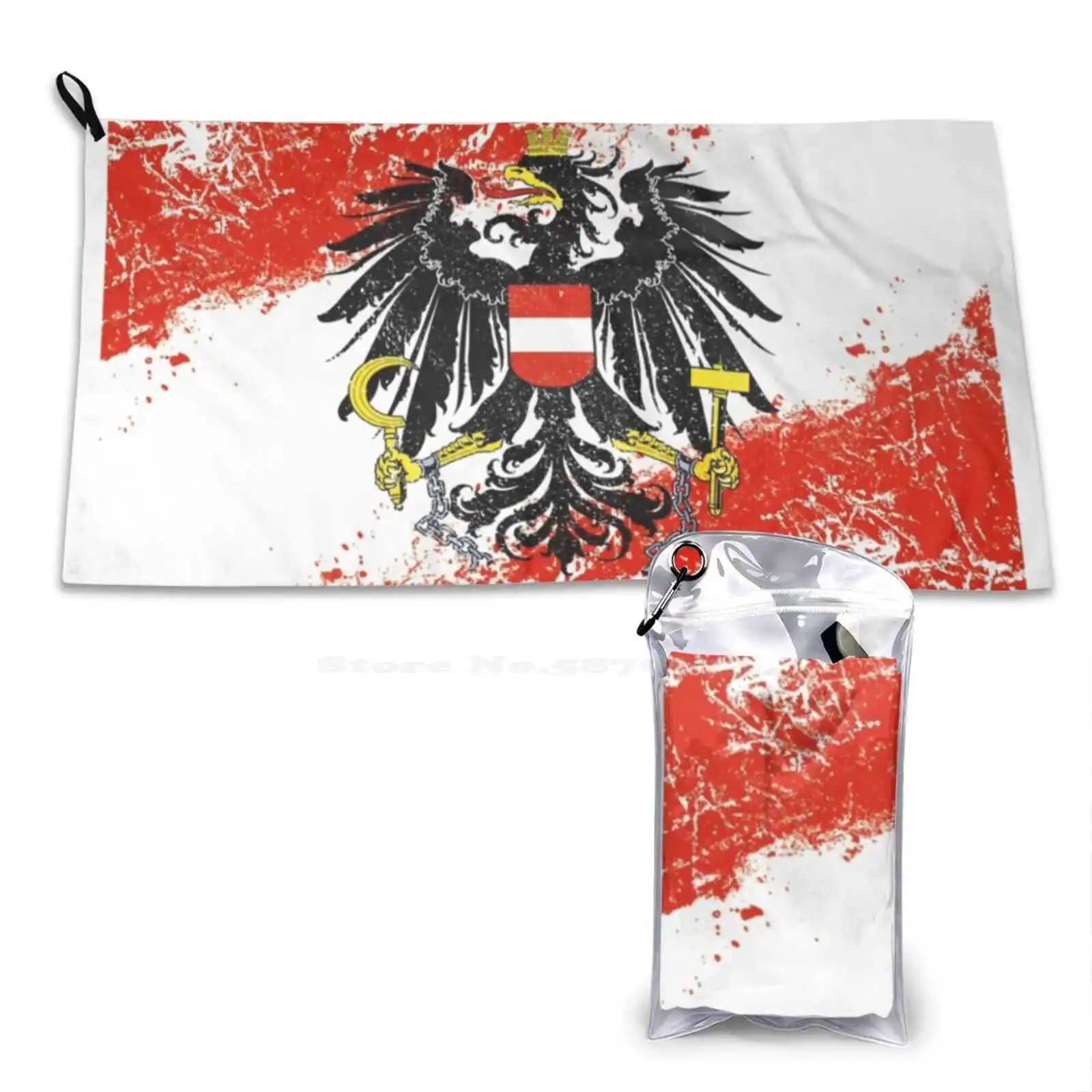 Face Mask Republic Of Austria Eagle I Flag Vintage Mouthguard Msn Personalized Soft Towel Home Outdoor Mouth Protection Mns