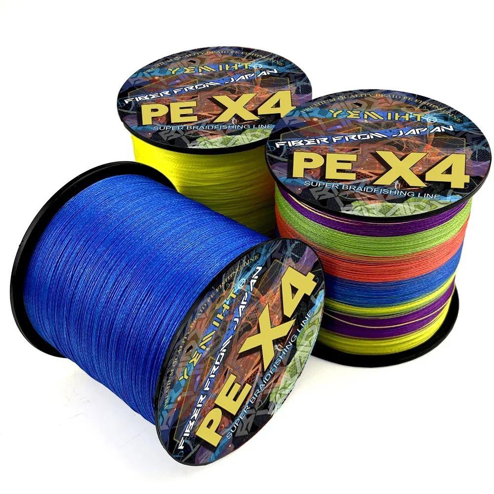 500M 4 Braided Fishing Line Multifilament Floating PE 100% Wire Japanese Sea Saltwater Carp Pesca Accessories Cut Water Quickly