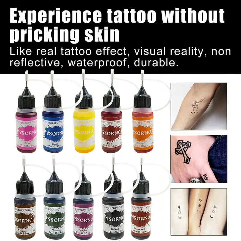 معجون عصير الوشم الملون، كريم الوشم غير المؤلم، كريم رسم فني للجسم المؤقت، حبر الوشم طويل الأمد للحفلات