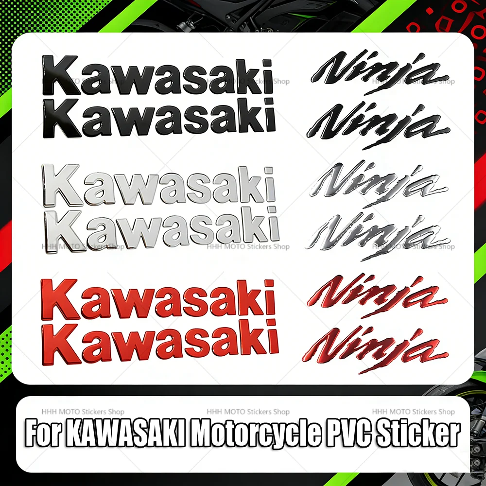 

Motorcycle 3D Emblem Badge Decal Wheel Sticker Fuel Tank Motorbike Helmet Stickers for Kawasaki Ninja ZX10R ZX14R ZX6R ZX7R ZX9R