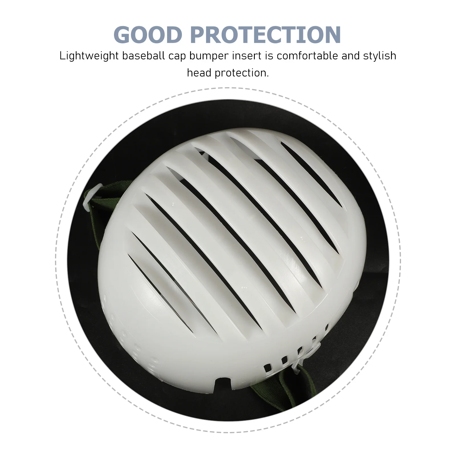 Forro de sombrero de seguridad Forro de inserción duradero Forro de gorras de béisbol deportivas protectoras anticolisión ligeras para mecanizado de ensamblaje