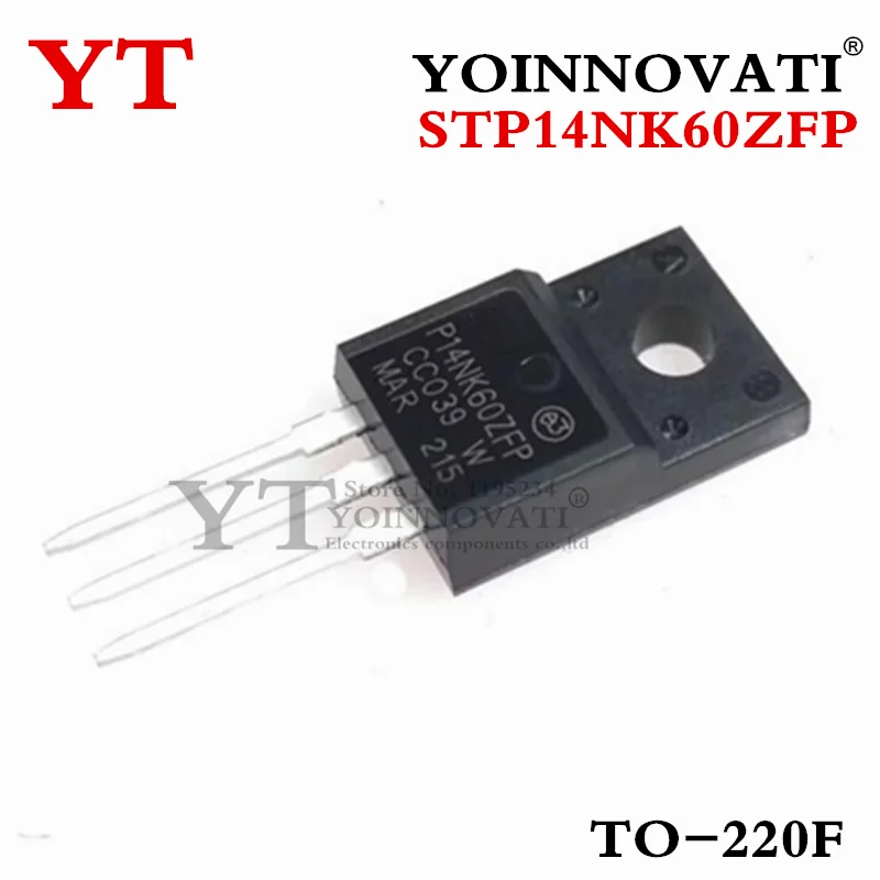 20PCS/LOT STP14NK60ZFP STP14NK60  14NK60 TO-220F IC Best quality