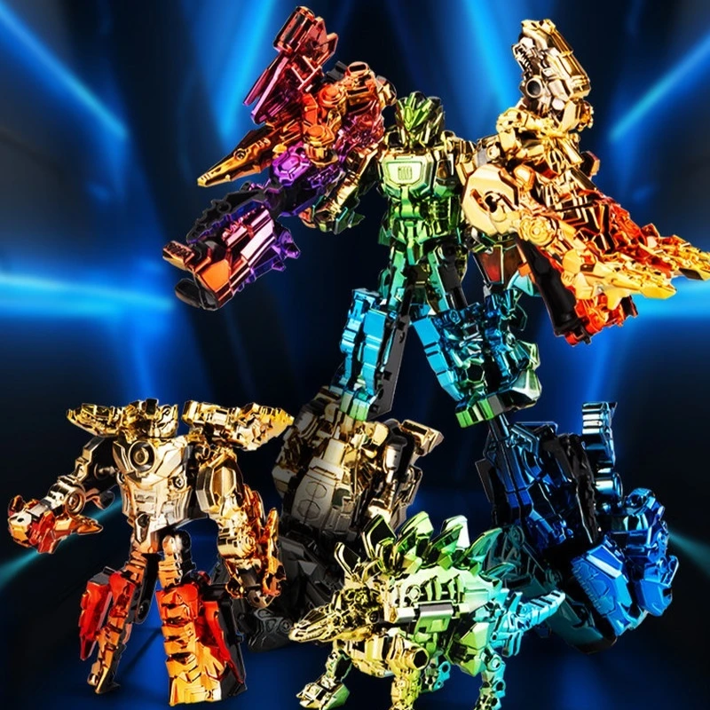 Robot Children'S Combined Mecha Transformable Dinosaur Toy Gift For Boys' Combined Transformable Dinosaur King Kong