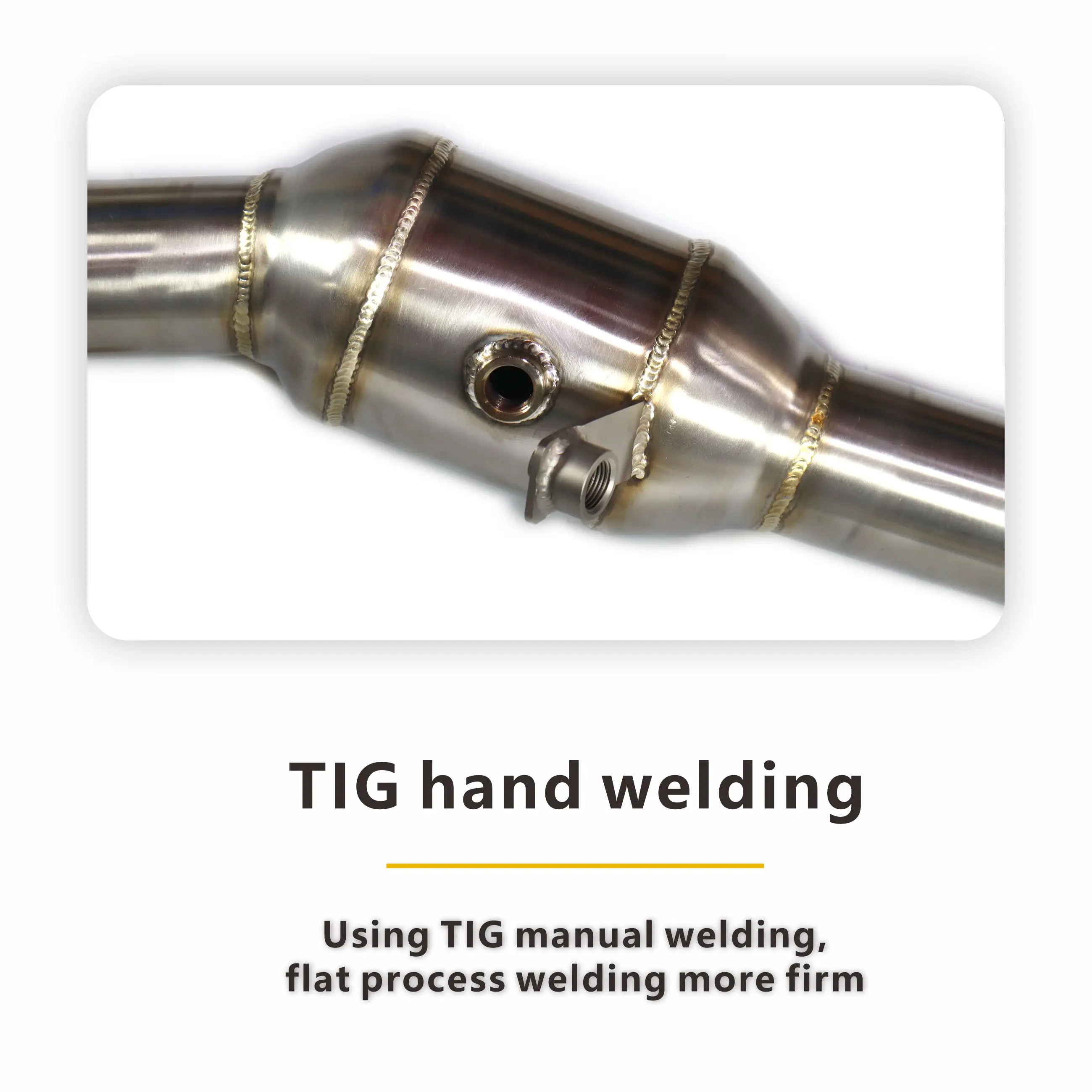 MANX per Mercedes Benz G63 W463 Downpipe Sistema di scarico con convertitore catalitico Aumenta il diametro del tubo