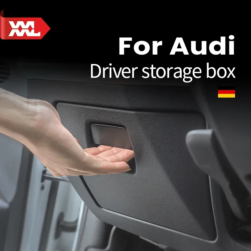 For Audi A3 8Y 2021 2022 2023 Car Central Driver Side Storage Box Console Storage Glove Box Holder Interior Accessories