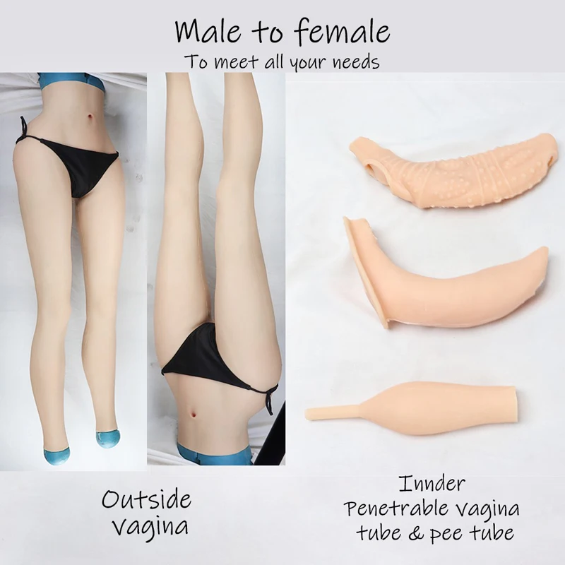 Fake Vagina Panties For Men Silicone Ass Enhancer Realistic Butt Pussy Shapewear Crossdresser Transgender Shemale Gay Ladyboy