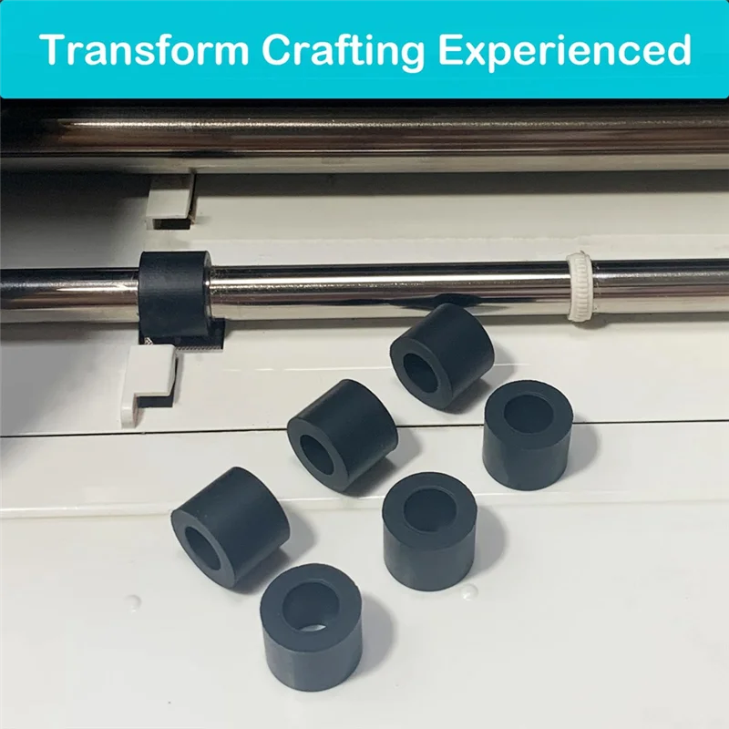 

A45M-резиновый ролик, совместимый с Cricut Maker/Maker 3, резиновые направляющие коврика для ремонта Cricut, запасные части, аксессуары