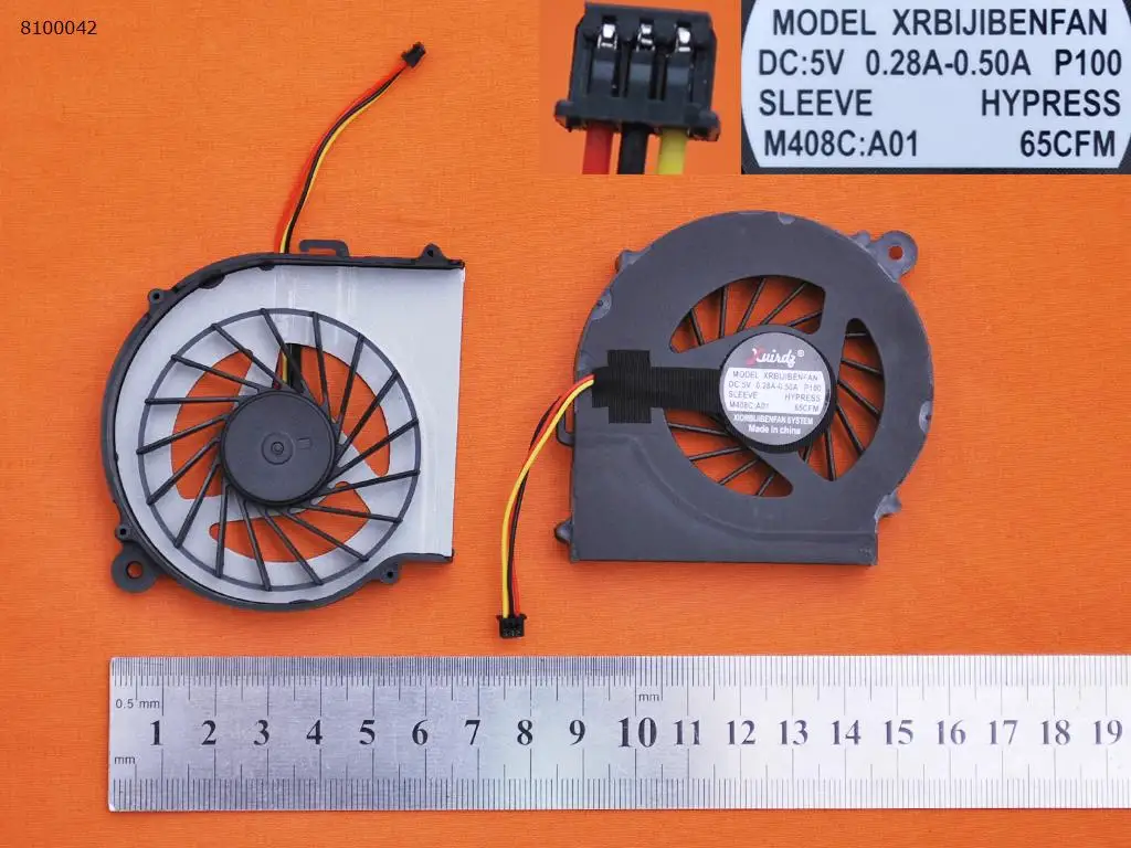 Laptop Cooling Fan for HP CQ42 G42 G4-1000 G6-1000 65CFM P100