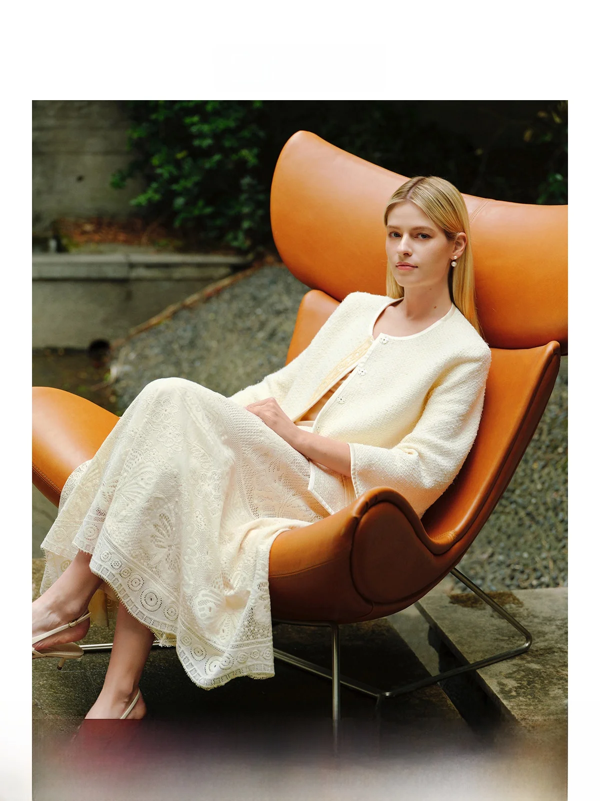 

Sparkling Workop Heavy Embroidery oulder Connected Sve Star Texture Little Fraance Jaet Slightly Slimming Top