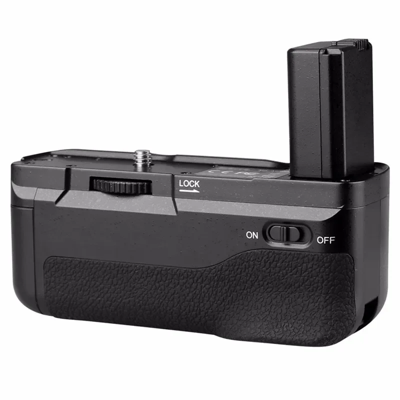 Meike MK-A6300 Vertical Multi Power Battery Hand Grip for Sony A6300 A6000 A6400 Camera work with 1 or 2 NP-FW50 battery