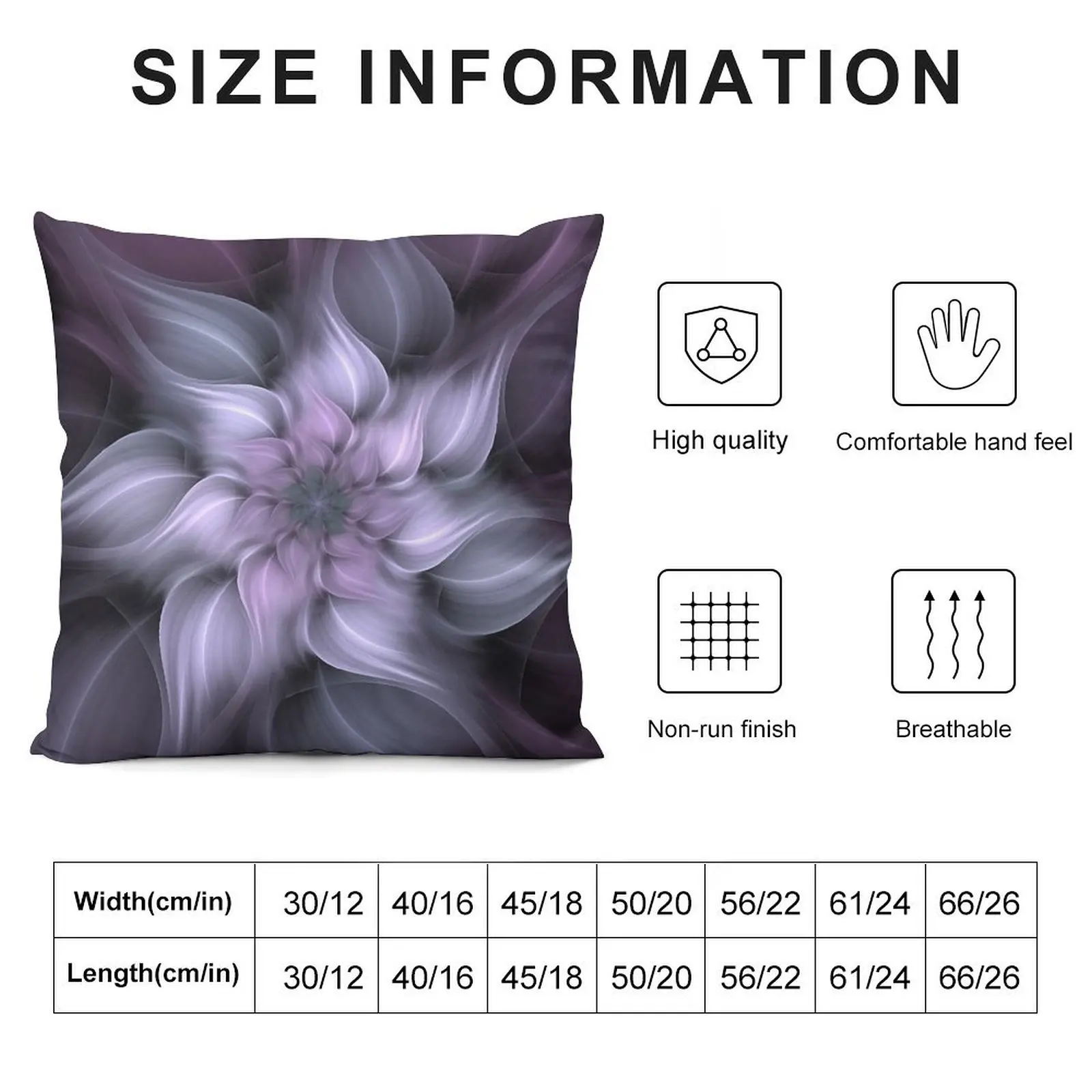 Lilac and Lavender Abstract Throw Pillow Pillow Cases Decorative Cushions For Living Room Pillow Case Christmas