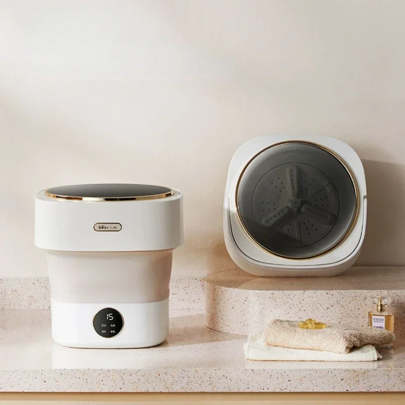 غسالة محمولة مدمجة وموفرة للطاقة، مثالية لغسالة الأجهزة المنزلية ذات المساحات الصغيرة