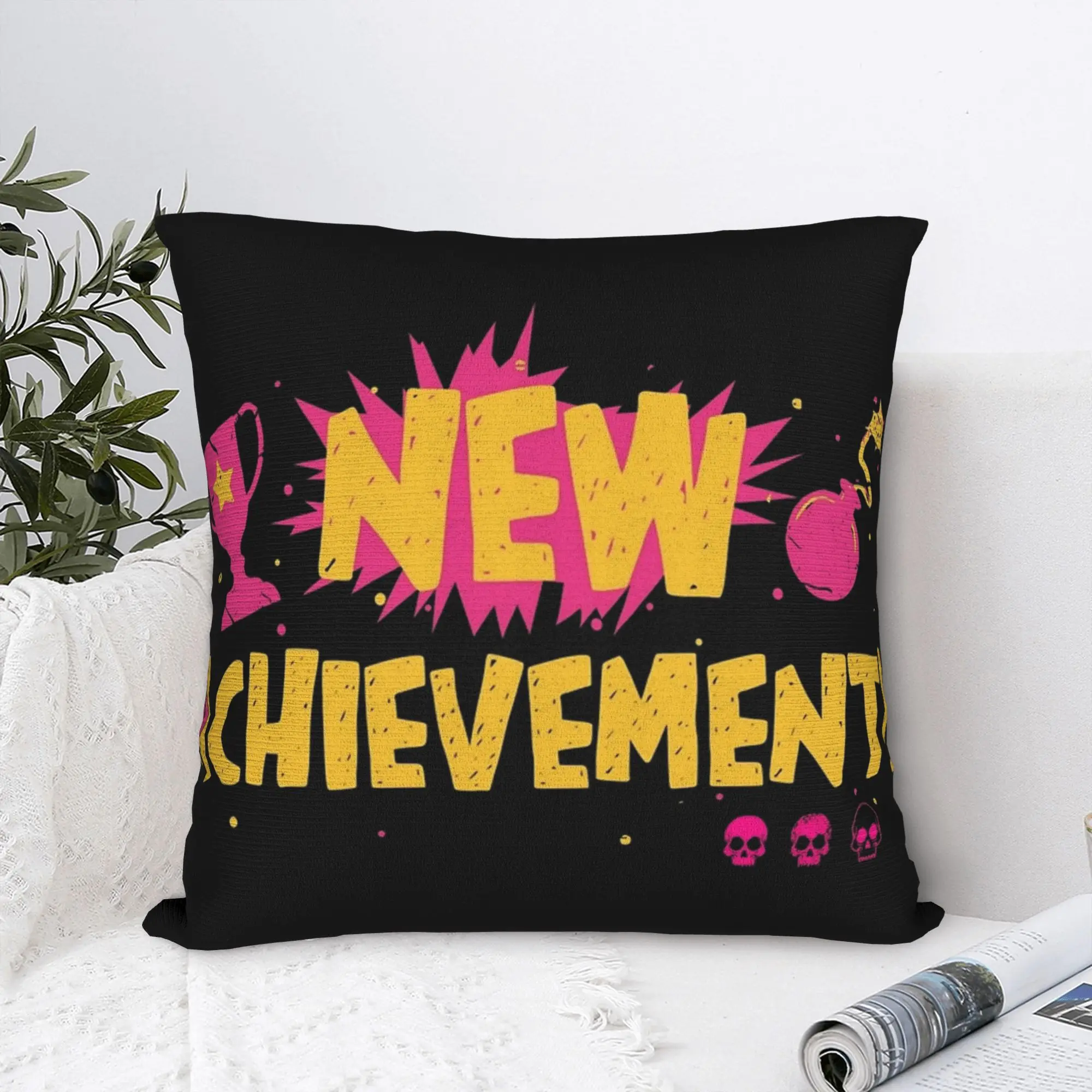 Dungeon Crawler Carls New Achievement Pillowcase Soft Polyester Cushion Cover Decor  Throw Pillow Case Cover Car Square 45X45cm
