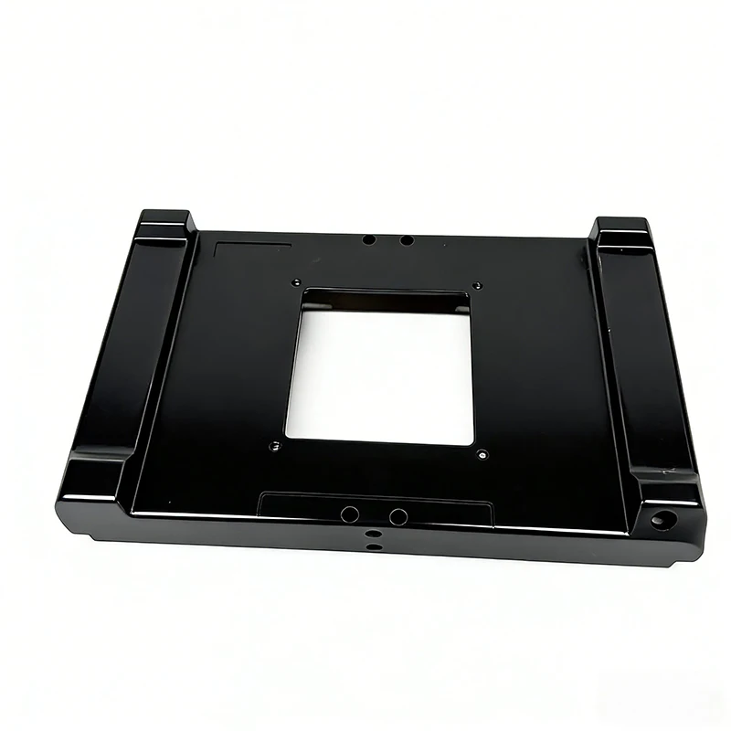 CNC-machined Precision Aluminum Parts with Black Anodized Finish