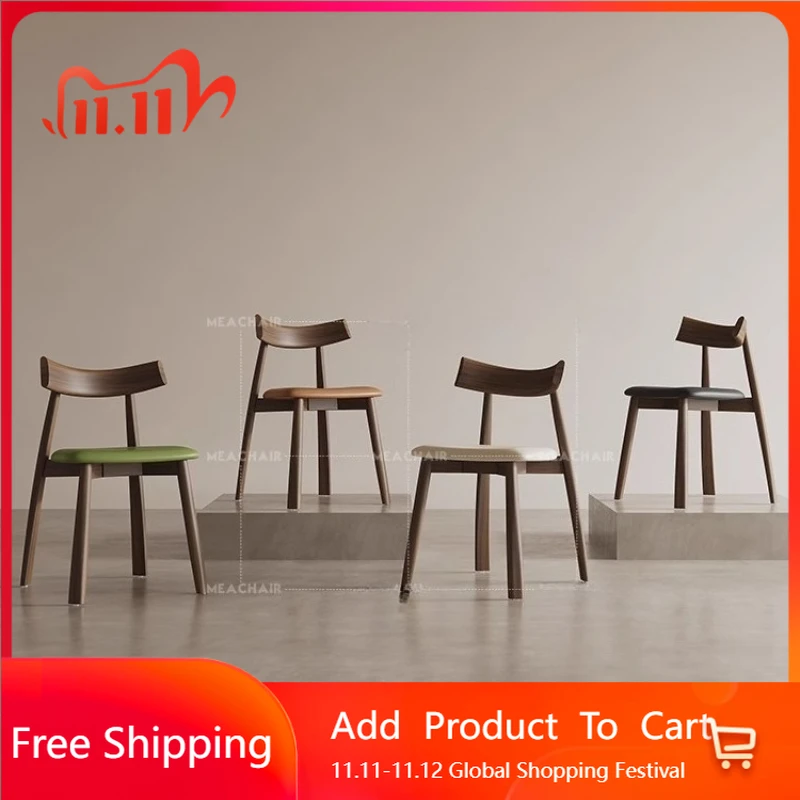 

Vintage Fashion Dining Chair Designer High Quality Unusual Aesthetics Waiting Restaurant Chairs Comfy Muebles Home Furniture