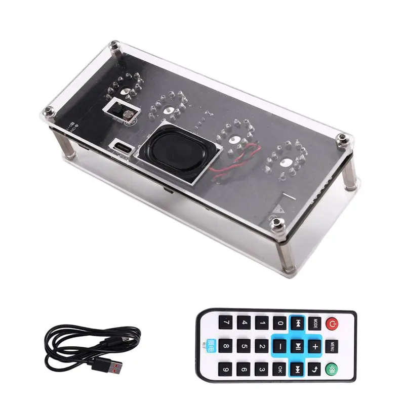 ABMR-Nixie Clock Base Glow Tube WIFI Clock Wifi Clock Digital Display Time W Temperature Remote Control