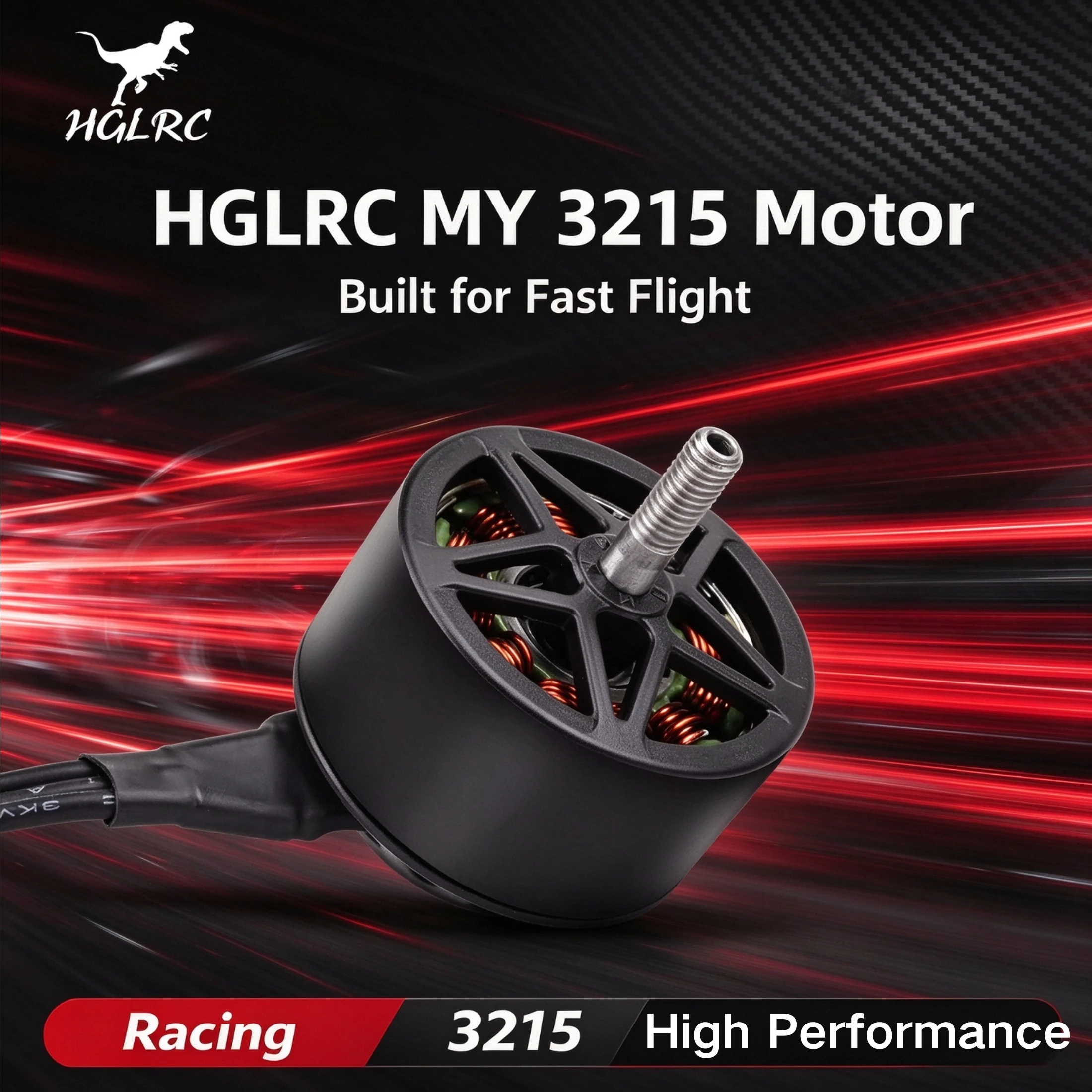 HGLRC MY 3215 900KV 6S High Efficiency High Load Brushless Motor for 10 Inch FPV Racing Freestyle Drone