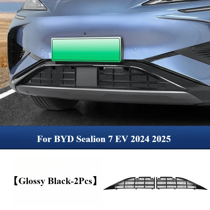 

Для BYD Sealion 7 EV 2024 2025 автомобильный передний бампер, решетка, защитная крышка, сетка для решетки, вентиляционное отверстие, защита от насекомых, сетка