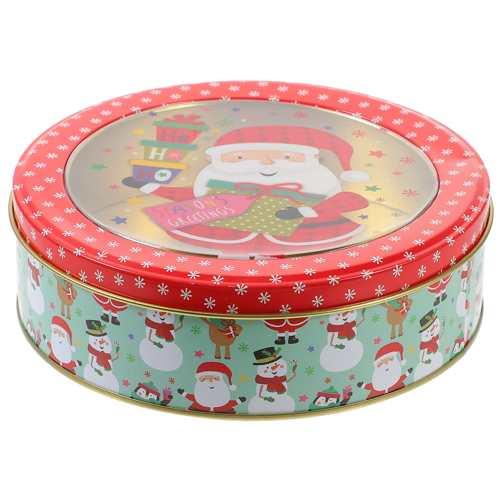 

Cookies Holiday Boxes Biscuit Biscuits Tin Dessert Baking Tins with Window Bakery