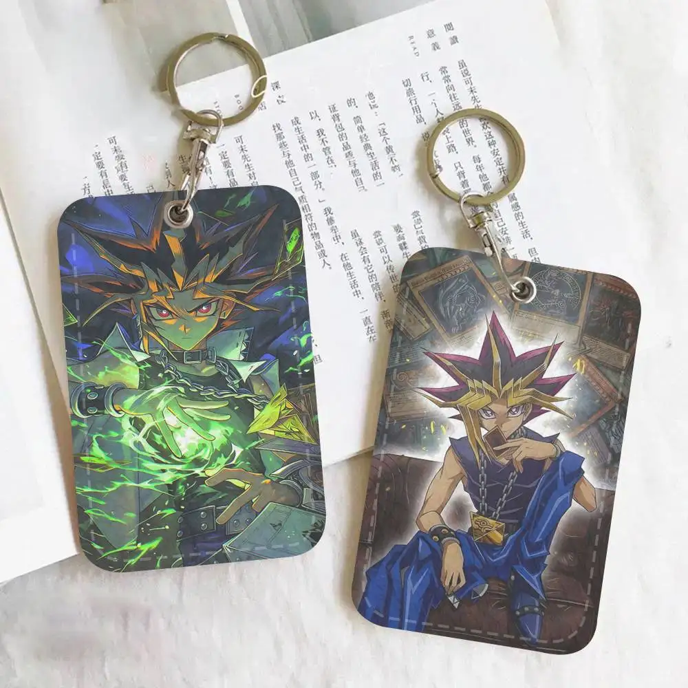 Y-Yu Gi Oh Classic Anime Holder Suitable For Bank Card Subway Bus Card Wallet Card Case Badge Holder Keychain