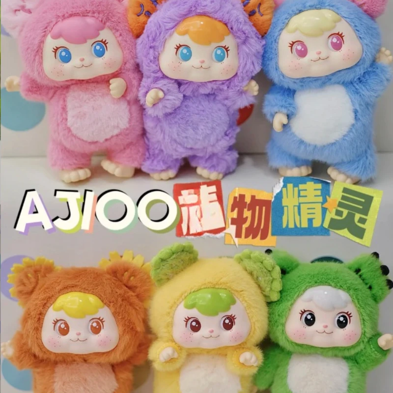 

AJIOO Plant Spirit Series Blind Box Kawaii Anime Doll Mystery Box Cute Sheep Action Figure Surprise Bag Pendant Doll Girls Gifts