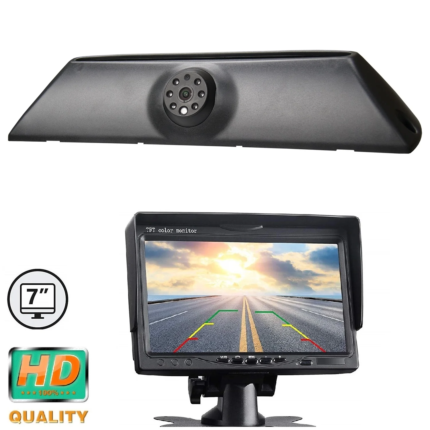 HD 720P Brake Light Camera for Iveco Daily/ Iveco Daily V 5 2008-2014,Stop Light Night Vision Rear View Backup Waterproof Camera