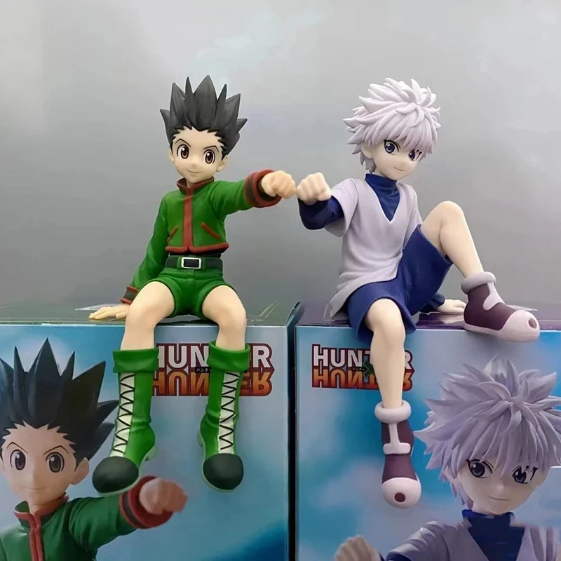 13cm FuRyu Noodle Stopper Hunter x Hunter Anime Figure Killua Zoldyck Action Figure Gon Freecss Figurine Model Doll Toys Gifts