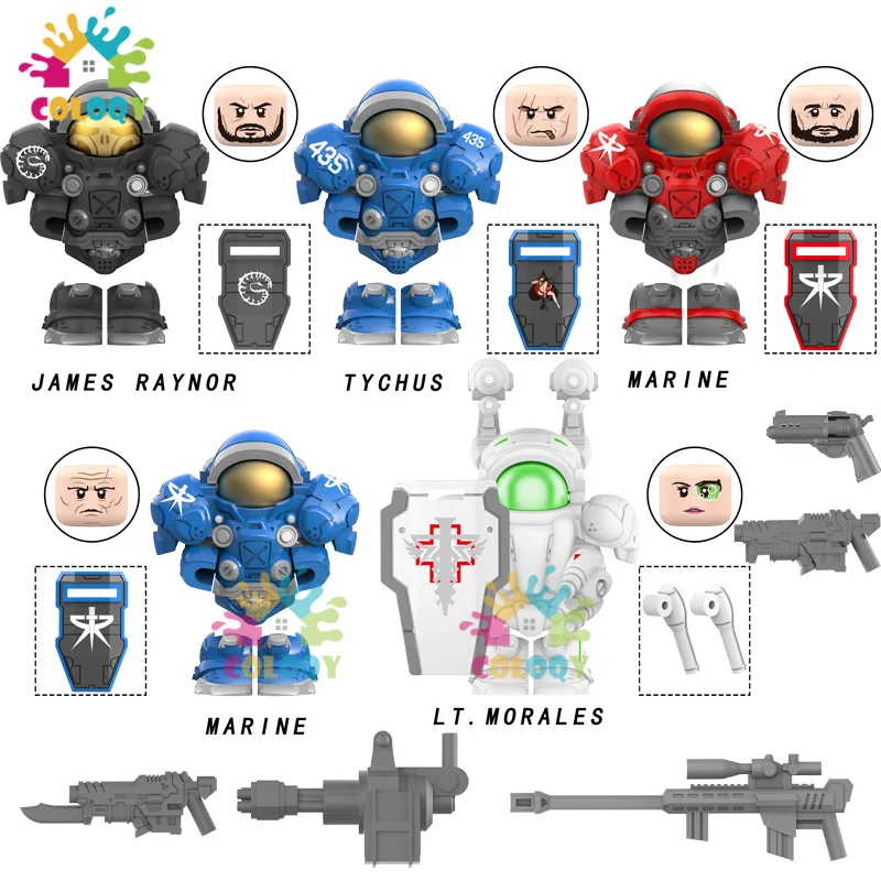 

New Kids Toys Game Building Blocks Commander Soldiers Mini Action Figures Iron Armor Motorcycle Toys For Kids Christmas Gifts