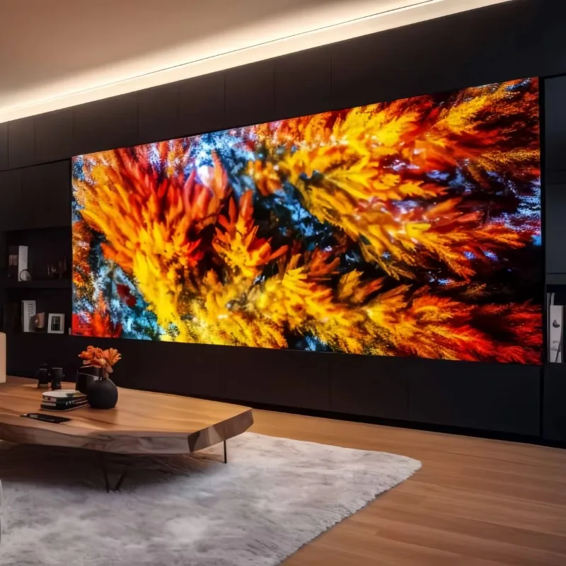 

4K 8K Video Wall Ultra HD Indoor Micro LED Display Screen with Small Pixel Pitch SMD COB GOB for Luxury Smart Home Theater