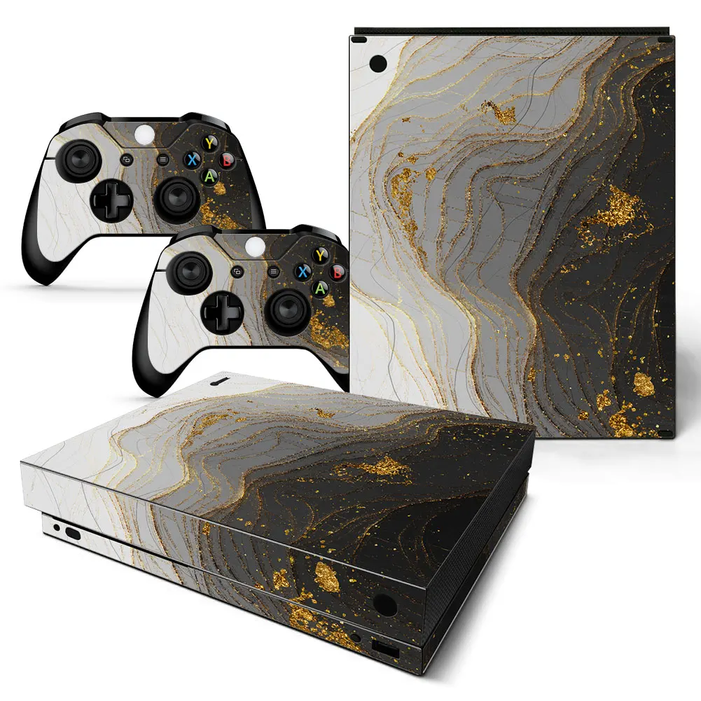 Bloodborne-calcomanías adhesivas de piel para consola Xbox One X, Protector de cuerpo completo, con 2 piezas, para mando inalámbrico