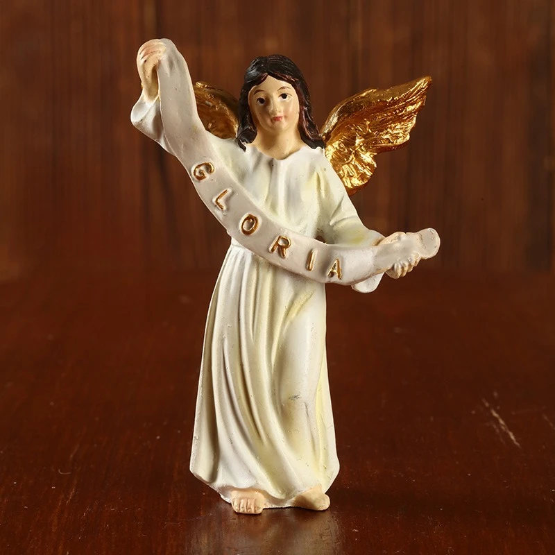 11 قطعة/المجموعة 10 سنتيمتر عيد المسيح يسوع زخرفة الهدايا المهد المشهد الحرف الراتنج عيد الميلاد مدير الديكور العناصر الدينية