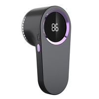 Digital Display Portable Lint Remover Perfect for Clothing Maintenance Features a Convenient Rechargeable Battery