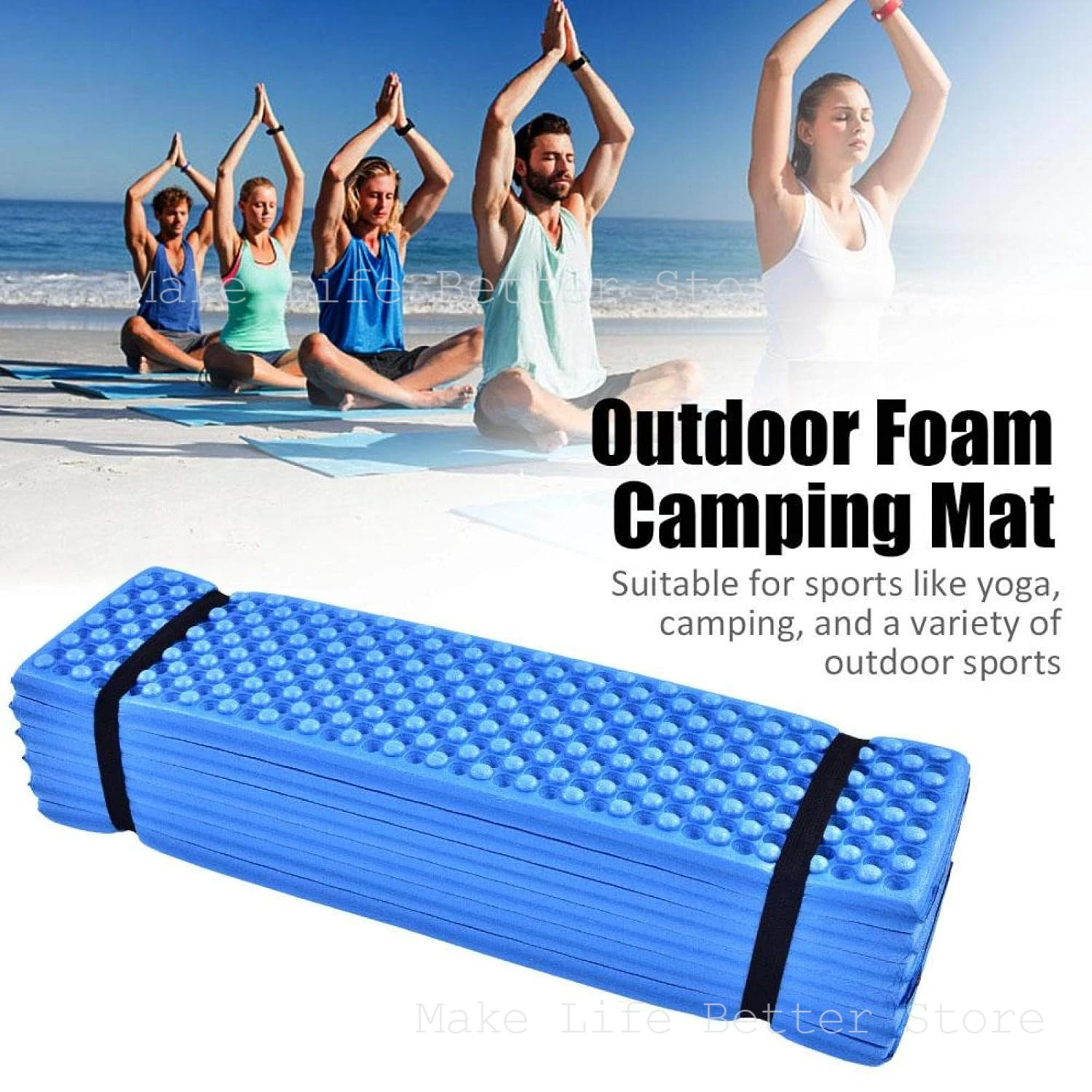 Mats Outdoor Camping Waterproof Mat Beach Moisture-Proof Foldable Egg Trough Cushion Soft Thickening Sleeping Foam Pat