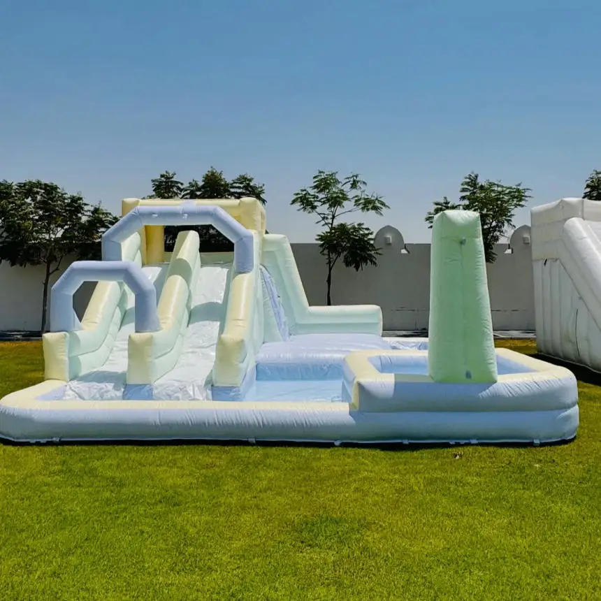 

Large Wet/Dry Use PVC Commercial Bouncy Castle Bounce House Water Slide Inflatable for Kids Inflatable Water Park With Pool