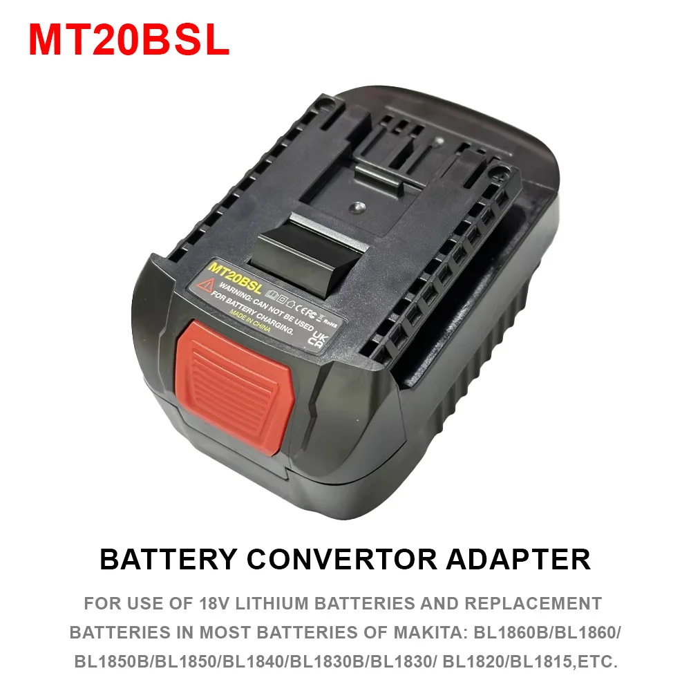 Akku-Adapter MT20BSL für Makita 18 V Lithium-Ionen, für Bosch 18 V Akku, umwandelbar in Bosch 18 V Lithium-Ionen-Akku