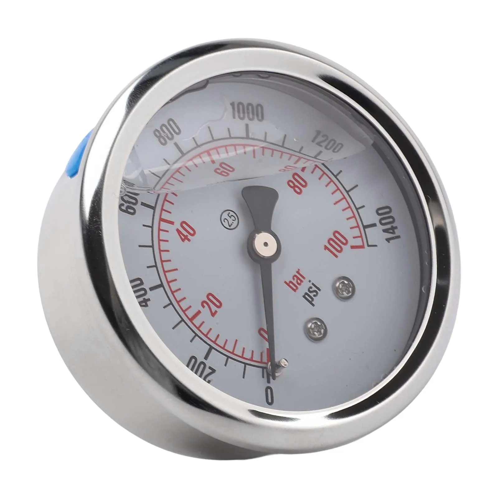 1PCS Pressure Gauge 60mm for dial Dual Scale 0 100 BarPSI for Hydraulic Vacuum and Industrial Pressure Measurement