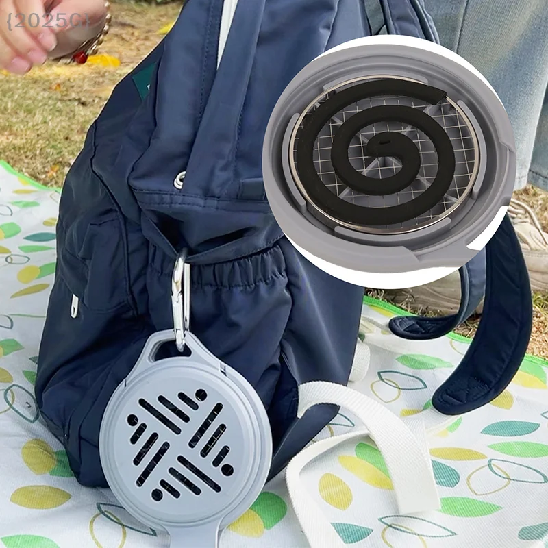 

Portable Mosquito Coil Holder, Outdoor Silicone Mosquito Incense Rack For Outdoor Patio Pool Side Deck Camping Hiking Accessorie