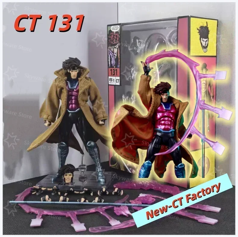 

IN Stock HOT Original Ct Toys Gambit Mafex 131 – X-Men Wolverine SHF Anime Action Figure – Customized Gift for Kids & Collectors