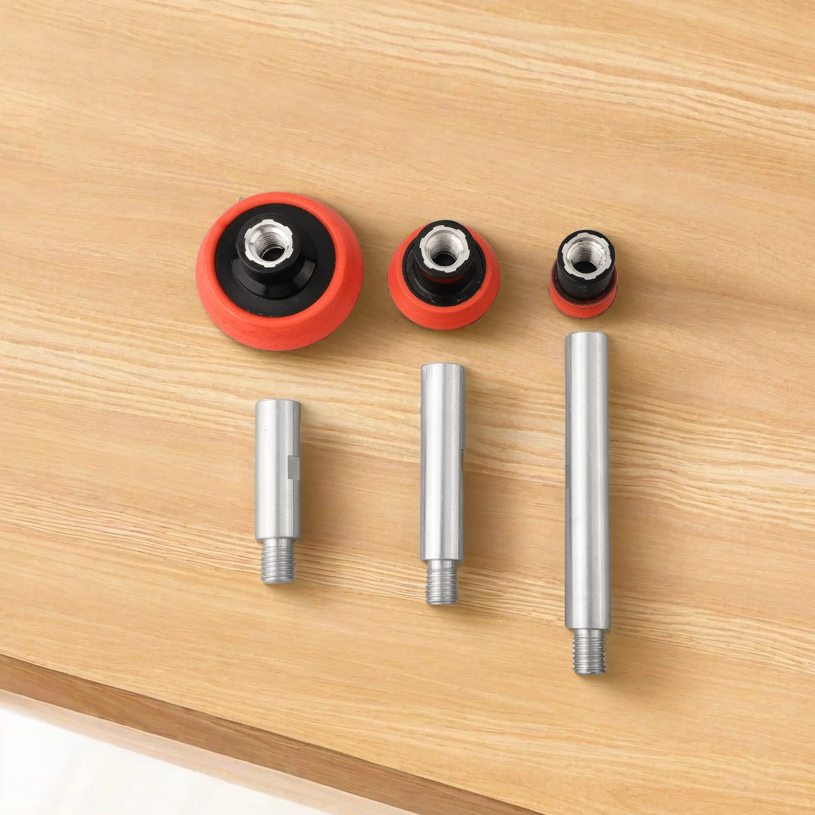 Polishing Pad Set with Extension Connecting Rods Designed for M14 75100140mm Thread Applications in Stone Work