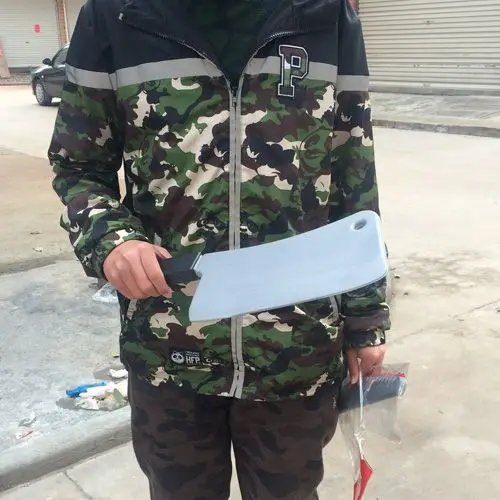 Funny Fake Plastic Props Large Kitchen Knife Axe Saw Pointed Knife Curved Knife Adult Plastic Knife Party Performance Props