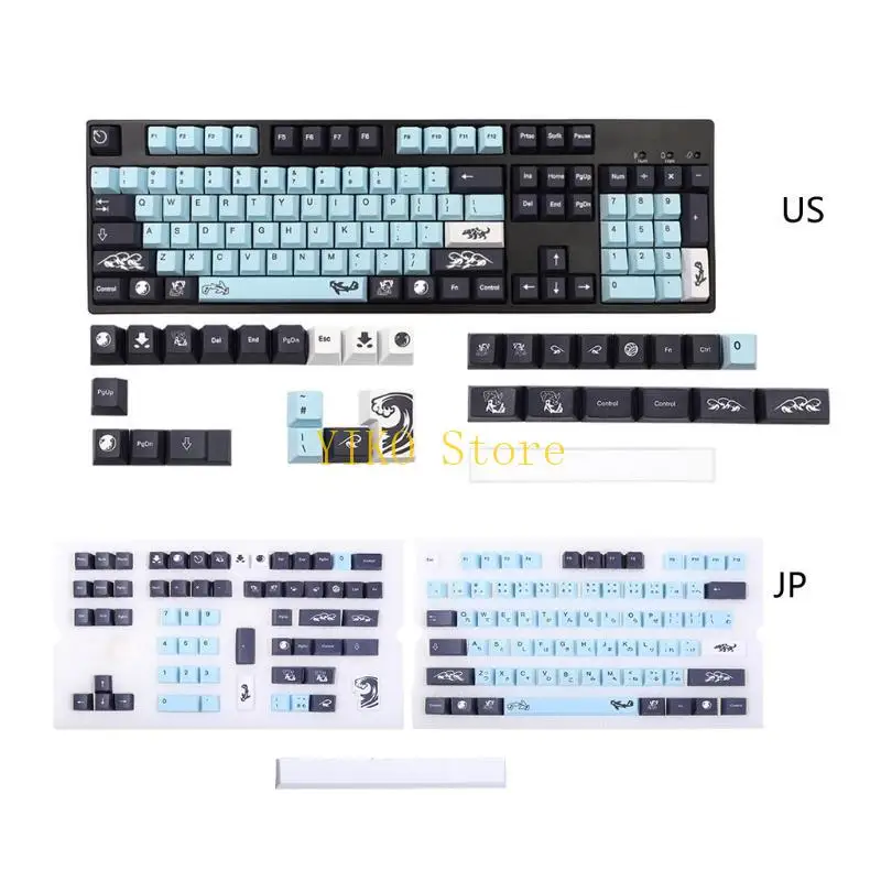 

K32C Layout Dye Subbed 136Keys Cherry Profile MIZU Keycap for MX 61 104 108