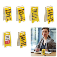 6pcs Funny Office Desk Stickers Humorous Workplace Signs with \