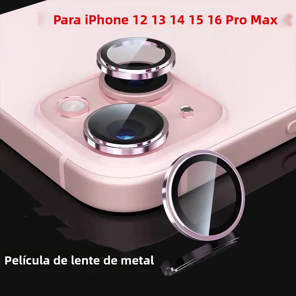 Protector de lente de cámara de Metal de vidrio templado 3D, película protectora de protección para IPhone 17 Pro Max 17Air 16 14 15 Pro Max, 2-3 uds.