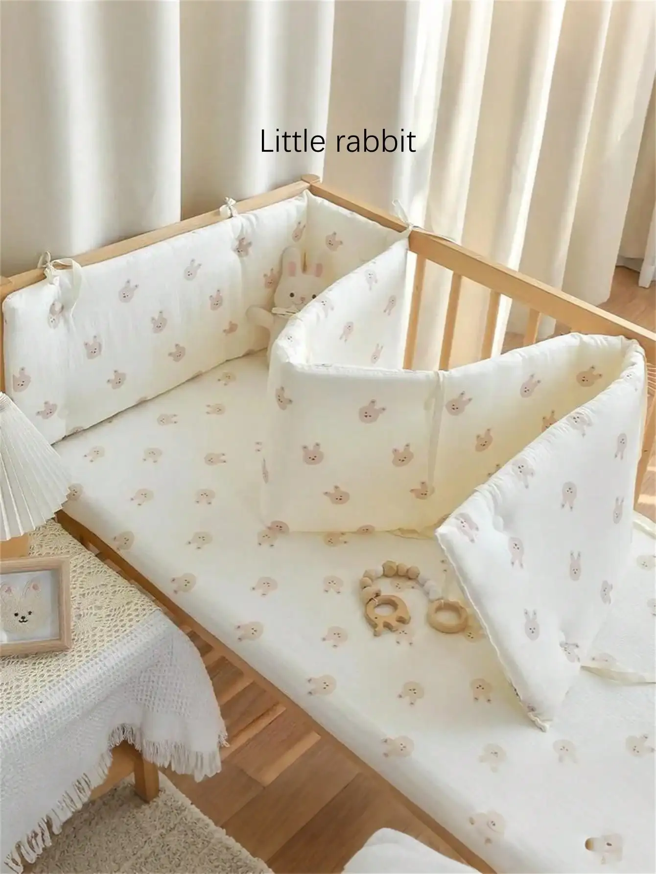 65 سنتيمتر 120 سنتيمتر 200 سنتيمتر سرير السكك الحديدية مجموعة غطاء سرير بيبي بطانة الوفير سرير المهد حامي الوليد الطفل هدية الفراش ديكورا #2
