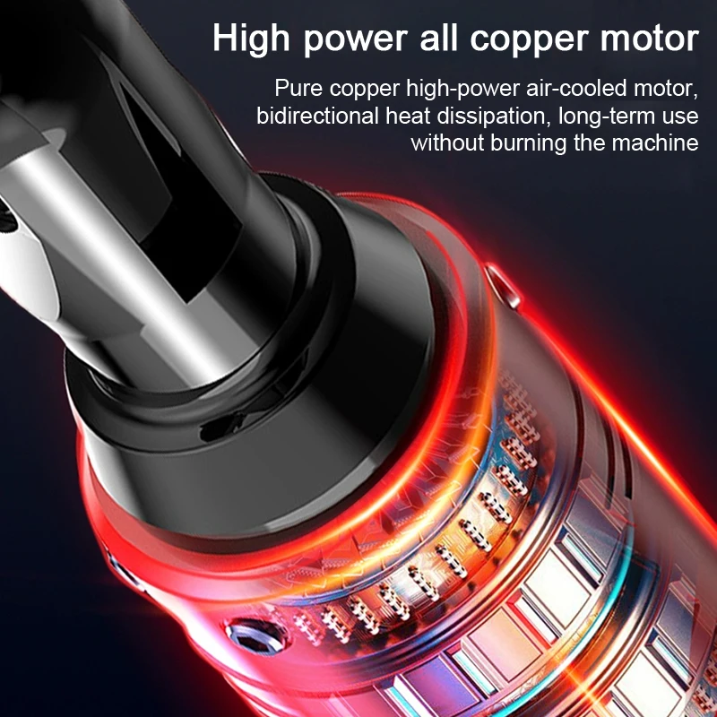 Imagem -04 - Cordless Recarregável Catraca Elétrica Chave Car Repair Tool Ângulo Direito 18v 12v 8