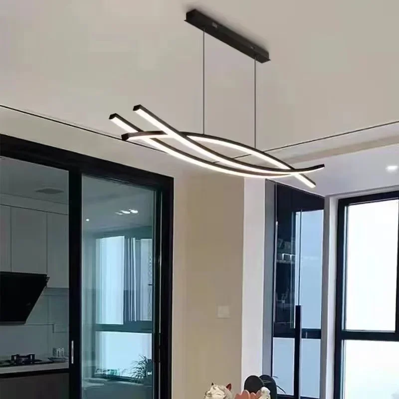 Plafonnier LED Suspendu au Design Moderne, Luminaire Décoratif d'Nik, Idéal pour un Salon, une Salle à Manger, une Cuisine ou une Chambre à Coucher