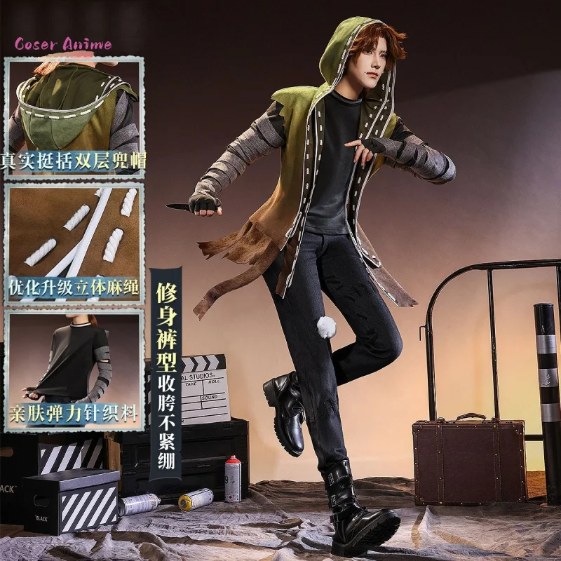 

Game Identity Ⅴ Naib Subedar Cosplay Costume Uniform Halloween Carnival Party Christmas Play Role Clothes Clothing