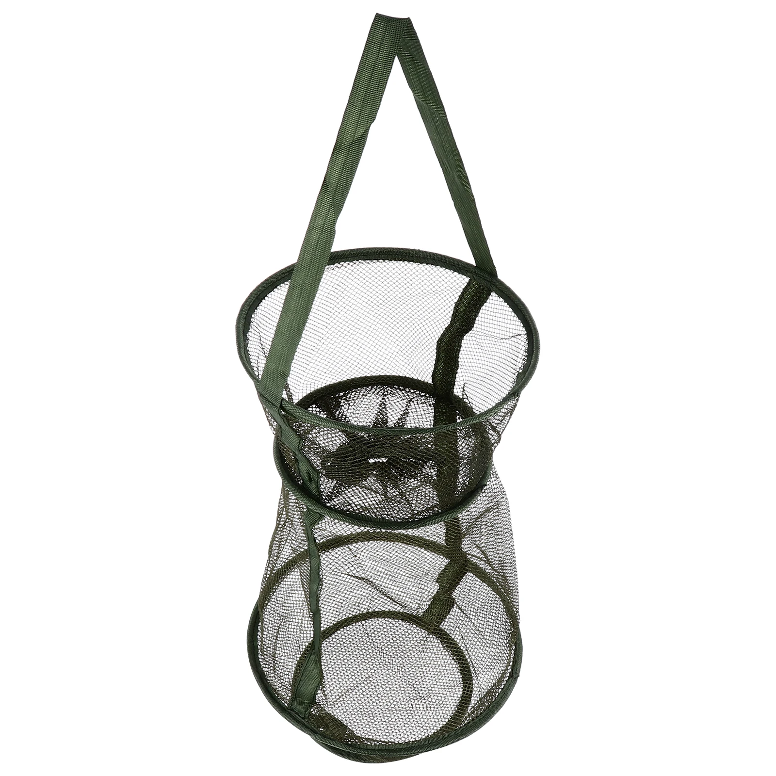 

Fishing Folding Net Bag Foldable Tool Outside Trap Carp Nylon Handy Cage Outdoor