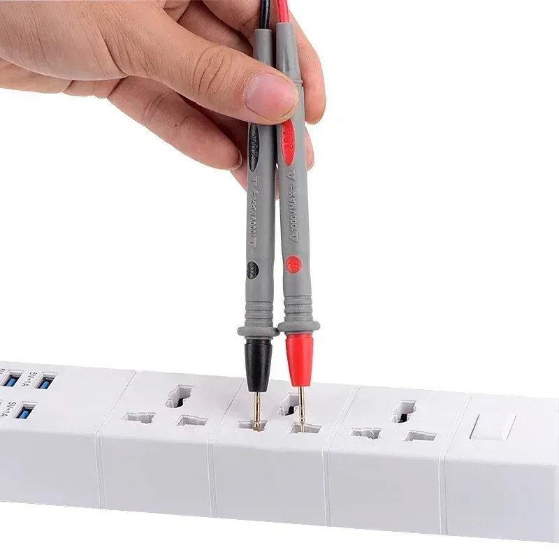 Multimeter Probe AC/DC Universal Test Leads Kit Detachable Line with Alligator Clip for Voltmeter LED Tester 1000v 10a Clip Tool