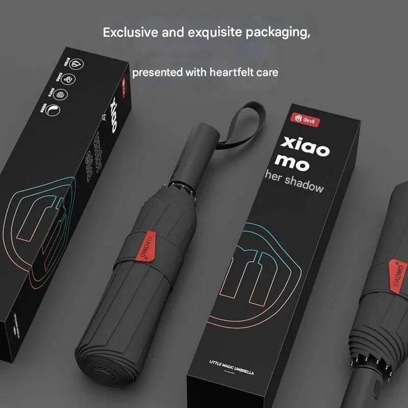 Memory Magic Patch Folding Umbrella No Stacking Second Folding Automatic Black Technology One Second No Trace Folding Umbrella